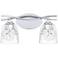 Quoizel Ansley 8 1/2"H Polished Chrome 2-Light Wall Sconce