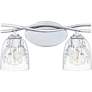 2_Quoizel Ansley 8 1/2"H Polished Chrome 2-Light Wall Sconce more views