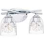 3_Quoizel Ansley 8 1/2"H Polished Chrome 2-Light Wall Sconce more views