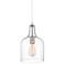 Quoizel Anson 8" Wide Brushed Nickel Seeded Glass Mini Pendant