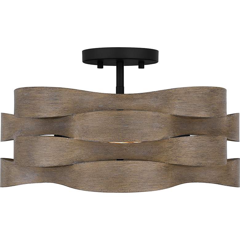Image 4 Quoizel Appleton 16" Wide Matte Black Ceiling Light more views