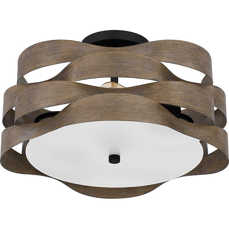 Image 5 Quoizel Appleton 16" Wide Matte Black Ceiling Light more views