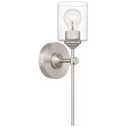 Quoizel Aria 16&quot; High Brushed Nickel Wall Sconce