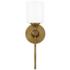 Quoizel Aria 16" High Weathered Brass Wall Sconce