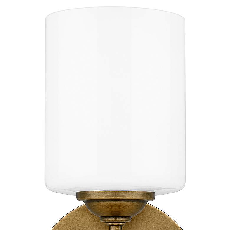 Image 4 Quoizel Aria 16" High Weathered Brass Wall Sconce more views