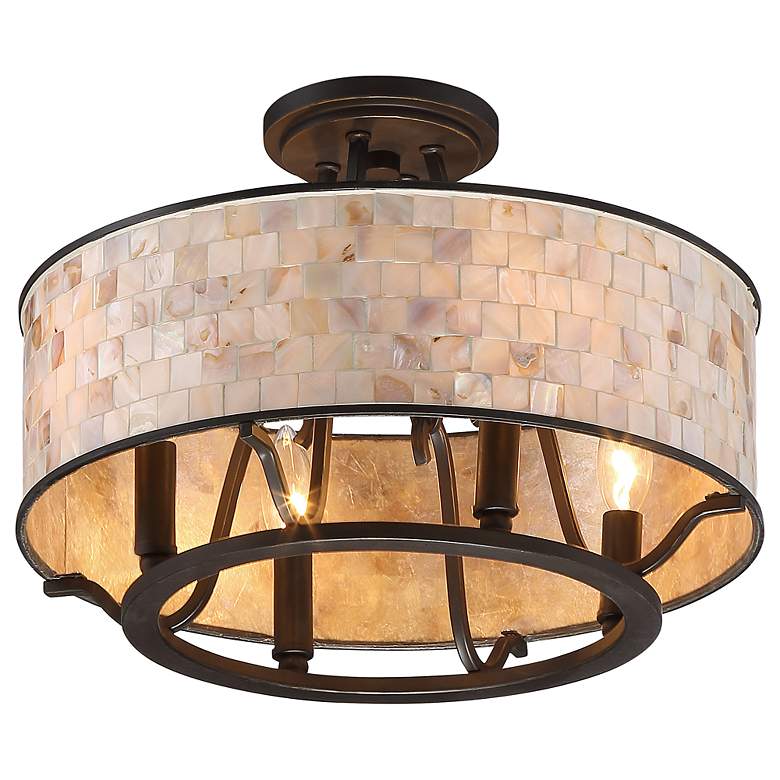 Image 3 Quoizel Aristocrat 15 3/4" Wide Palladian Bronze Ceiling Light more views