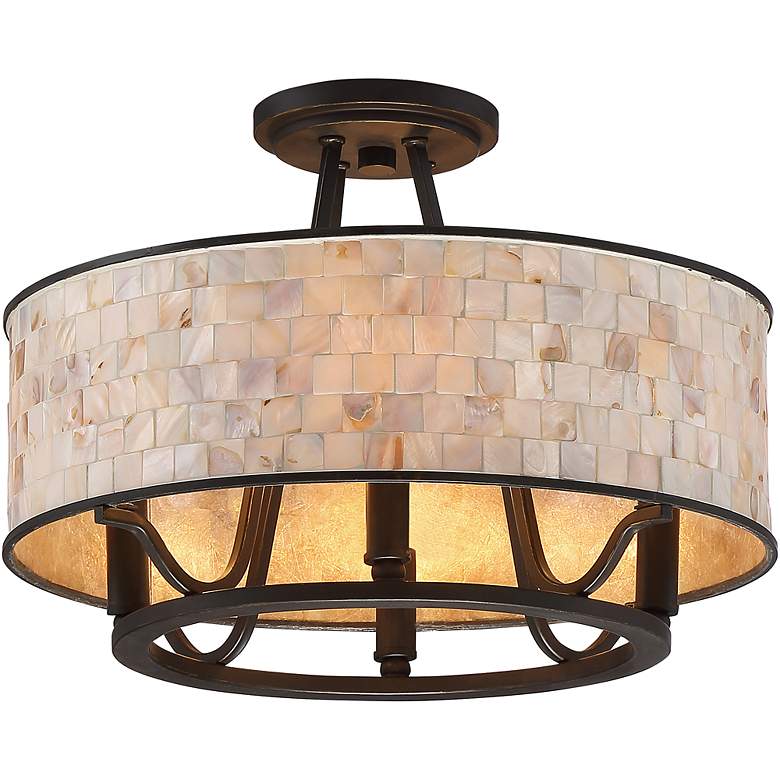 Image 4 Quoizel Aristocrat 15 3/4" Wide Palladian Bronze Ceiling Light more views