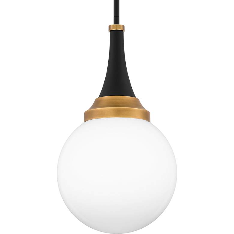 Image 6 Quoizel Arlo 10" Wide Matte Black Globe Mini Pendant more views