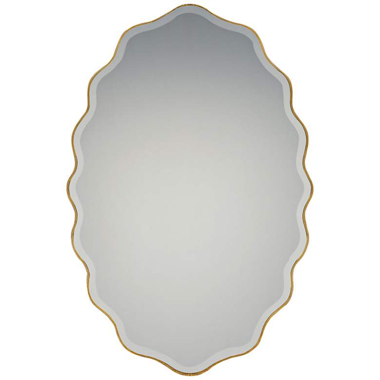 Image 1 Quoizel Artiste Gallery Gold 20 inch x 30 inch Wall Mirror