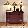 6_Quoizel Ashville 25" High Bronze Art Glass Tiffany-Style Table Lamp more views