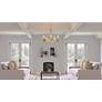 4_Quoizel Aspyn 26" Wide Light Gold 5-Light Candelabra Ring Chandelier more views