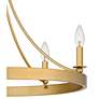 7_Quoizel Aspyn 26" Wide Light Gold 5-Light Candelabra Ring Chandelier more views