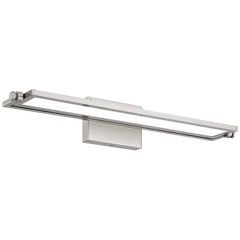 Image 1 Quoizel Astro 26 1/4" Wide Brushed Nickel LED Bath Light