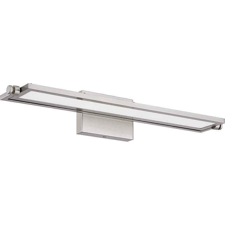 Image 2 Quoizel Astro 26 1/4" Wide Brushed Nickel LED Bath Light more views