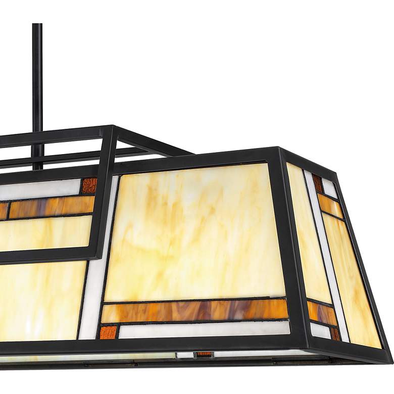 Image 5 Quoizel Atwater 38 1/2" Wide Matte Black 4-Light Island Pendant more views