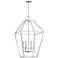 Quoizel Aviary 18" Wide Brushed Nickel 6-Light Foyer Pendant