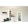 4_Quoizel Aviva 12 1/2" Wide Polished Chrome LED Ceiling Light more views