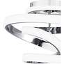 7_Quoizel Aviva 12 1/2" Wide Polished Chrome LED Ceiling Light more views