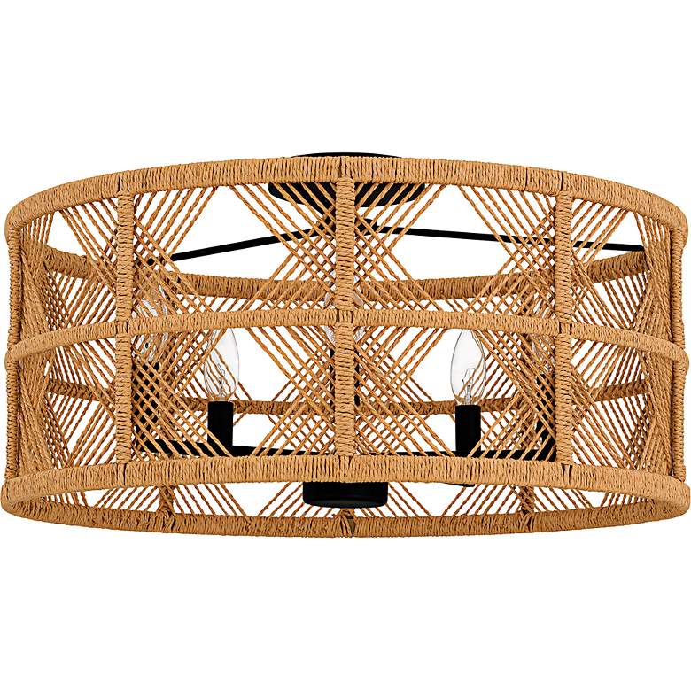Image 2 Quoizel Axford 22" Wide Matte Black 5-Light Ceiling Light more views