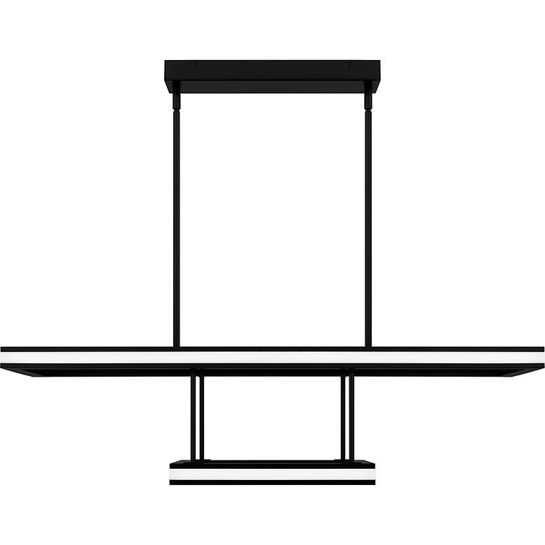 Image 6 Quoizel Aydin 37 3/4" Wide Matte Black LED Island Chandelier more views