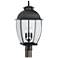 Quoizel Bain Mystic Black Large Outdoor Post Lantern