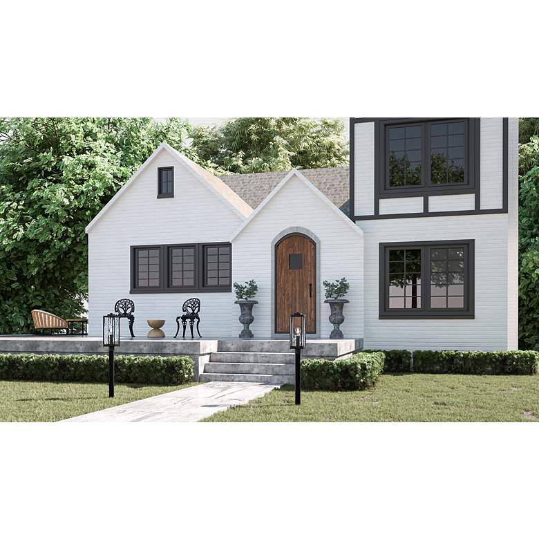 Image 7 Quoizel Balchier 20 1/4" High Matte Black Outdoor Post Light more views