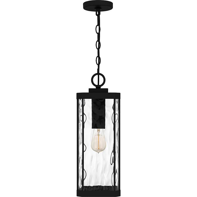 Image 3 Quoizel Balchier 20" High Matte Black Outdoor Hanging Light more views