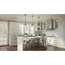 3_Quoizel Baltic 12" Wide Matte Black Clear Glass and Rope Mini Pendant more views