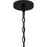6_Quoizel Baltic 12" Wide Matte Black Clear Glass and Rope Mini Pendant more views