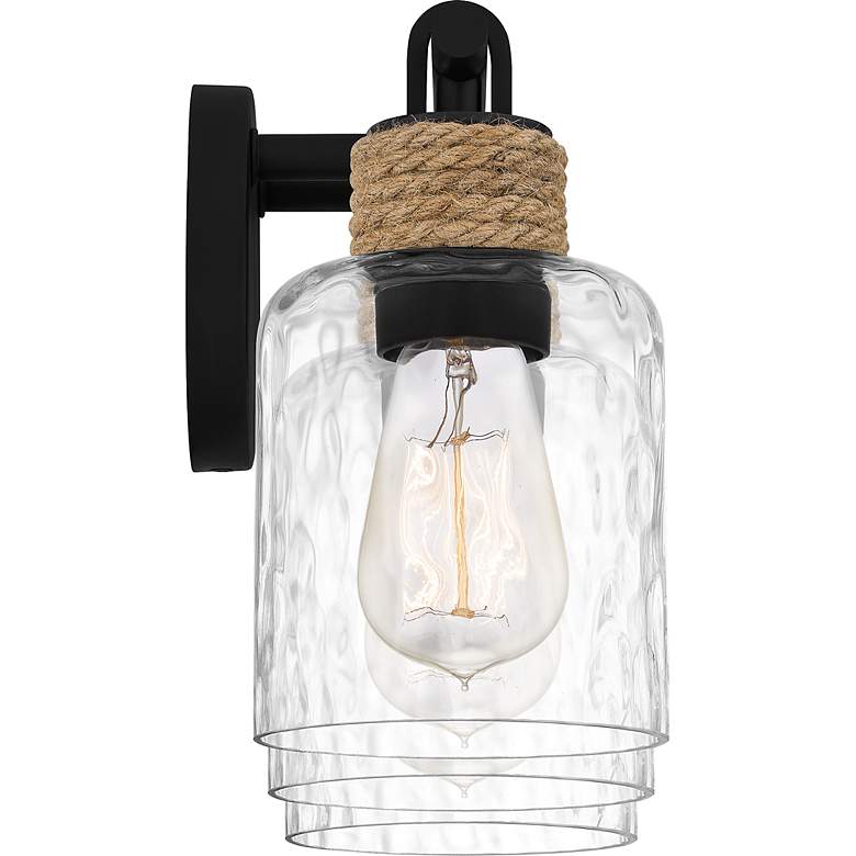 Image 5 Quoizel Baltic 24" Wide Matte Black 3-Light Vanity Bath Light more views