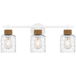 Quoizel Baltic 24"W Matte White 3-Light Vanity Bath Light