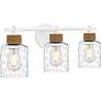 3_Quoizel Baltic 24"W Matte White 3-Light Vanity Bath Light more views