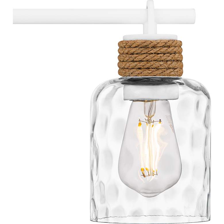 Image 5 Quoizel Baltic 24"W Matte White 3-Light Vanity Bath Light more views