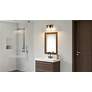 7_Quoizel Baltic 9 1/4" High Matte Black 2-Light Wall Sconce more views
