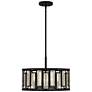 5_Quoizel Bankston 18 1/4" Wide Matte Black 4-Light Pendant more views