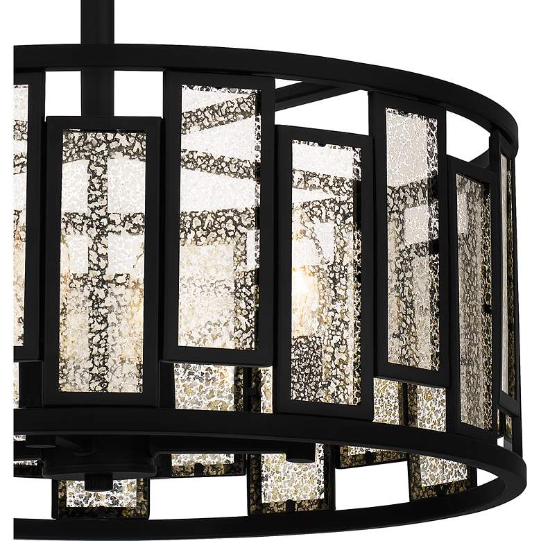 Image 6 Quoizel Bankston 18 1/4"W Matte Black 4-Light Ceiling Light more views