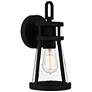 2_Quoizel Barber 12 3/4" High Matte Black Outdoor Wall Light