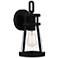 Quoizel Barber 12 3/4" High Matte Black Outdoor Wall Light