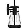 4_Quoizel Barber 12 3/4" High Matte Black Outdoor Wall Light more views