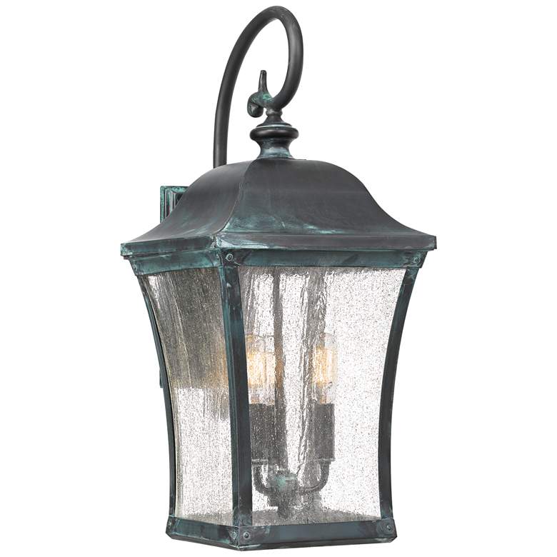 Quoizel Bardstown 22 1/2&quot; High Aged Verde Outdoor Wall Light