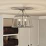 Thumbnail2 of Quoizel Barlow 16"W Polished Nickel 4-Light Ceiling Light