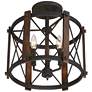 3_Quoizel Baron 15" Wide Marcado Black Ceiling Light by Quoizel more views
