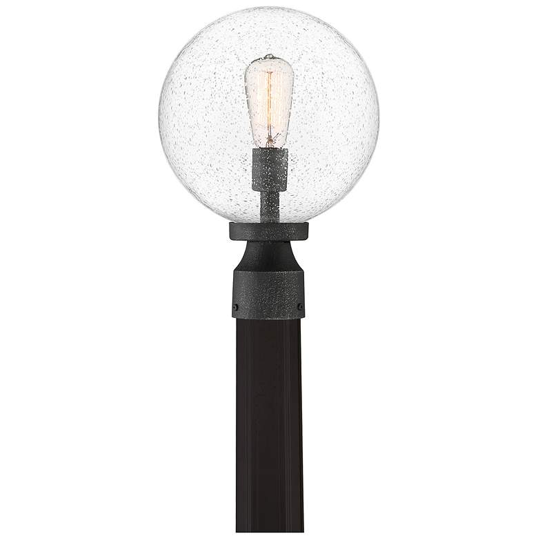 Image 1 Quoizel Barre 14 1/4" High Gray Ash Outdoor Post Light