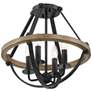 6_Quoizel Bartlett 16" Wide Earth Black 4-Light Ceiling Light more views