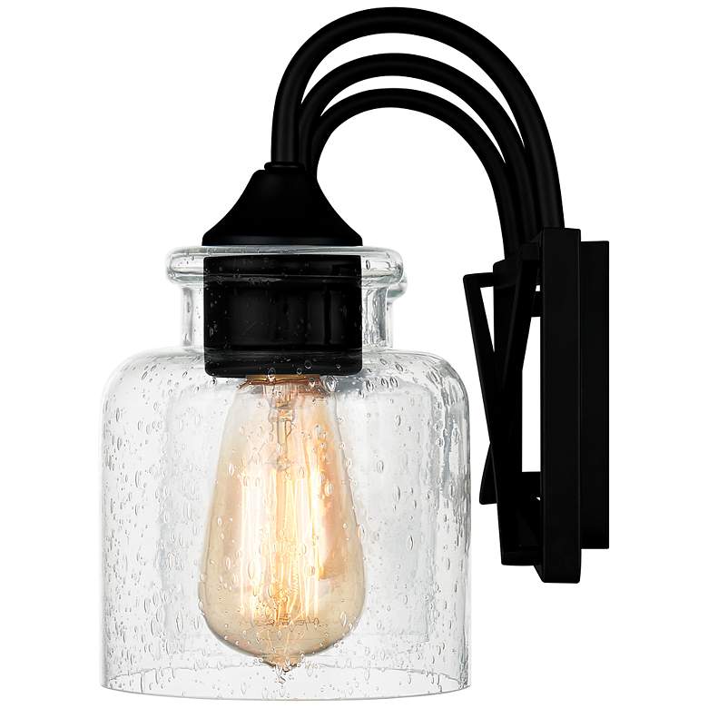 Image 6 Quoizel Bartley 24" Wide Matte Black 3-Light Bath Light more views
