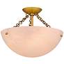 Quoizel Baylor 15" Wide Brushed Gold Ceiling Light