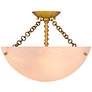 Quoizel Baylor 15" Wide Brushed Gold Ceiling Light