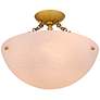 Quoizel Baylor 15" Wide Brushed Gold Ceiling Light