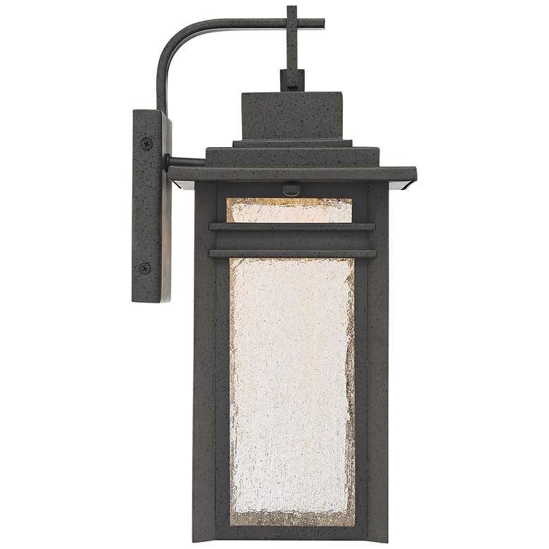 Quoizel Beacon 14 3/4&quot; High Black LED Outdoor Wall Light more views