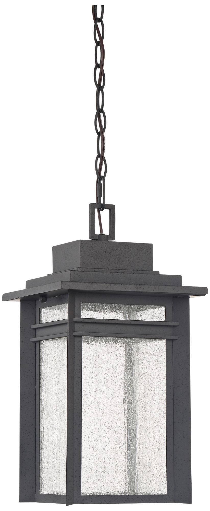 Quoizel Beacon 17" High Stone Black LED Outdoor Hanging Light 18A60